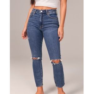 abercrombie & fitch curve love the skinny high rise jean